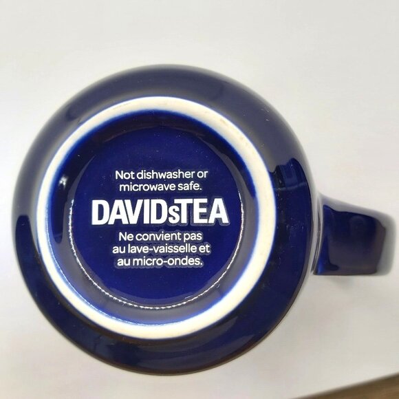Davids Tea Nordic Mug Color Changing Lips Kiss Valentine Blue Infuser and Lid - Picture 4 of 12